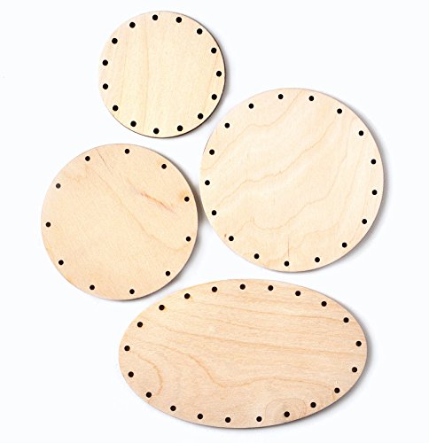 Zita's Creative Korbboden Set bogig, klein für Peddigrohr 3mm - Flechten, Korbflechten, Schilf Set, Peddigrohr, Flechtmaterial, Flechtset, Rattan von Mcties