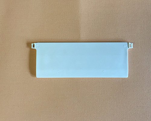 cg-sonnenschutz 10 Stück Beschwerungsplatten Breite 127 mm Gewichte für Vertikaljalousie Lamellen Vorhang Vorhang-Lamellen 127 mm weiß ais Kunststoff von Mcties