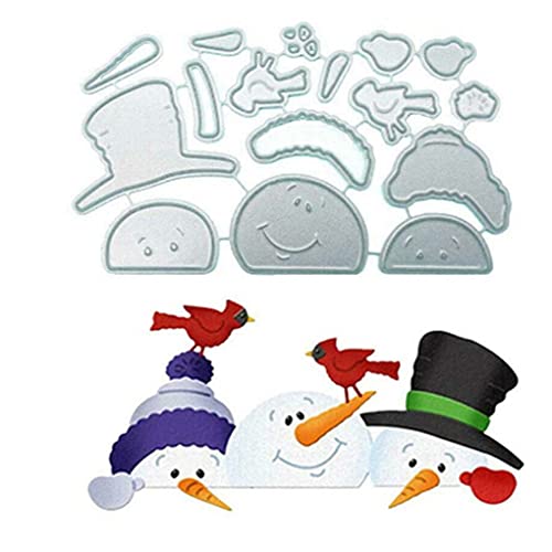 shengli Stanzmaschine Stanzschablone, Stanzschablonen Weihnachten Prägeschablonen Stanzformen ?Weihnachtsmann Scrapbooking Handwerk Papier Deko Festival Karten Geschenk von Mcties
