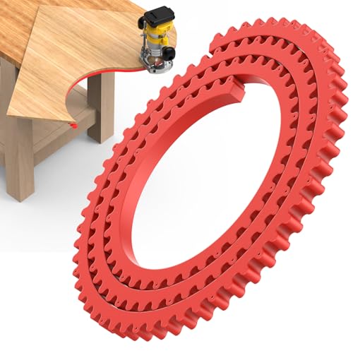 Mdkave Flexible Oberfräsenkantenführung, professionelle Oberfräs-Vorlagen für Holzbearbeitungszubehör, flexible Kurvenführung für präzise Fadenränder, Kurven- und Bogenwinkelpositionierung (rot, 190 Mdkave Flexible Oberfräsenkantenführung, professionelle Oberfräs-Vorlagen für Holzbearbeitungszubehör, flexible Kurvenführung für präzise Fadenränder, Kurven- und Bogenwinkelpositionierung (rot, 190 von Mdkave