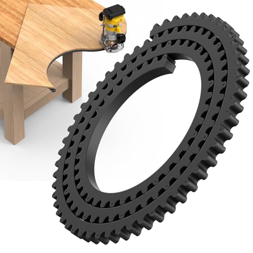 Mdkave Flexible Oberfräsenkantenführung, professionelle Oberfräs-Vorlagen für Holzbearbeitungszubehör, flexible Kurvenführung für präzise Fadenränder, Kurven- und Bogenwinkelpositionierung (Schwarz Mdkave Flexible Oberfräsenkantenführung, professionelle Oberfräs-Vorlagen für Holzbearbeitungszubehör, flexible Kurvenführung für präzise Fadenränder, Kurven- und Bogenwinkelpositionierung (Schwarz von Mdkave