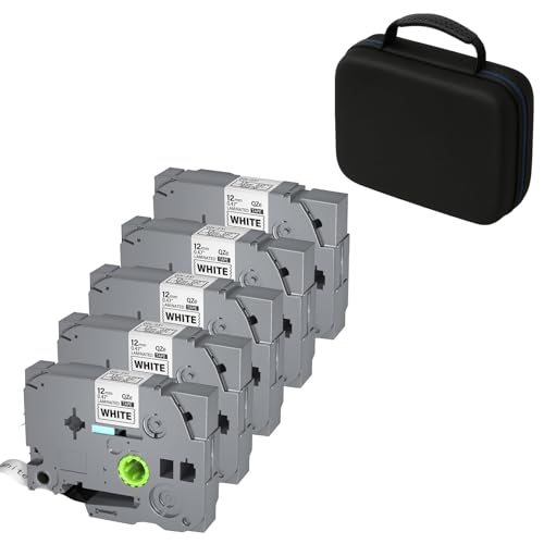 Brother P-Touch PTD220/D210 Hülle + 5er-Pack TZE-231 Klebebänder, stoßfeste Aufbewahrungsbox und Etikettenmacher-Nachfüllpackungen Brother P-Touch PTD220/D210 Hülle + 5er-Pack TZE-231 Klebebänder, stoßfeste Aufbewahrungsbox und Etikettenmacher-Nachfüllpackungen von Mdmcjmzj