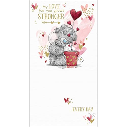 Me To You Bear Love Grows Stronger Valentinstagskarte von Me To You Bear