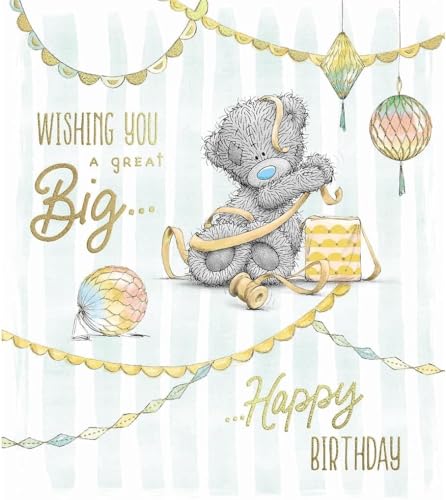 Me To You Geburtstagskarte Tatty Teddy Tangled In Geschenkband – Offizielle Kollektion Me To You Geburtstagskarte Tatty Teddy Tangled In Geschenkband – Offizielle Kollektion von Me to You