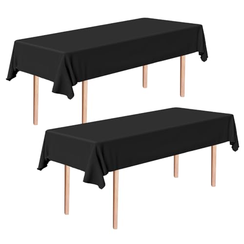 2er-Pack Tischdecke Bierzeltgarnitur, Tischdecke Outdoor Wetterfest, Universal für 50cm u.70cm Biertische Hussen für Biertisch, Abwaschbare Gartentischdecke für Party, Geburtstag (Schwarz, 250x100cm) 2er-Pack Tischdecke Bierzeltgarnitur, Tischdecke Outdoor Wetterfest, Universal für 50cm u.70cm Biertische Hussen für Biertisch, Abwaschbare Gartentischdecke für Party, Geburtstag (Schwarz, 250x100cm) von MeYuxg