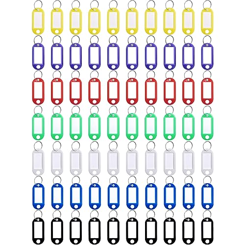 70 Stück Kunststoff Schlüsselanhänger Schlüssel Tags Etikett 7 Farben Schlüsselanhänger Schlüssel Anhänger Schlüssel Ring mit Kunststoff Etiketten für Zuhause Büros Pet ID Gepäckanhänger 70 Stück Kunststoff Schlüsselanhänger Schlüssel Tags Etikett 7 Farben Schlüsselanhänger Schlüssel Anhänger Schlüssel Ring mit Kunststoff Etiketten für Zuhause Büros Pet ID Gepäckanhänger von Meafeng