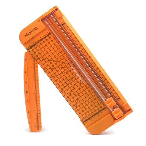 Papierschneider 12 Zoll A4 Schneidemaschine Papier Schneidegerät Papier Cutter mit Automatischer Sicherheit Schutz und Seitenlineal Schneidegerät für Papier, Fotos, Handwerksprojekt, Etikett-Orange Papierschneider 12 Zoll A4 Schneidemaschine Papier Schneidegerät Papier Cutter mit Automatischer Sicherheit Schutz und Seitenlineal Schneidegerät für Papier, Fotos, Handwerksprojekt, Etikett-Orange von Meafeng