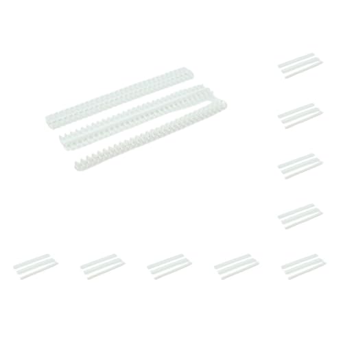 10 Set 10 Stück kompakte und leistungsstarke Binderücken Kämme Busy Professionals Kunststoff Kunststoff 30 Löcher lose Blätter Ordner weiß + 10 Stück 10 Set 10 Stück kompakte und leistungsstarke Binderücken Kämme Busy Professionals Kunststoff Kunststoff 30 Löcher lose Blätter Ordner weiß + 10 Stück von Mealoodiousmusea
