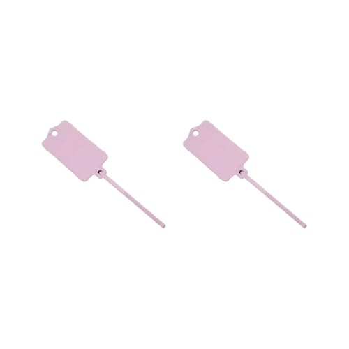 2 Set 100 Stück gezackte Spanndichtungsbänder mit großem Etikett einfach und sicher wiederverwendbar blanko Kunststoffanhänger Kunststoff Krawatten Schlüsselanhänger Rosa 2 Set 100 Stück gezackte Spanndichtungsbänder mit großem Etikett einfach und sicher wiederverwendbar blanko Kunststoffanhänger Kunststoff Krawatten Schlüsselanhänger Rosa von Mealoodiousmusea