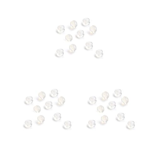 3 Set 10 Stück Ohrring Back Plugs Sicherheit Transparent Stopper Ohrringe Kappen Weichheit Praktische Erkenntnisse Tube Silikon Ohrstöpsel von Mealoodiousmusea