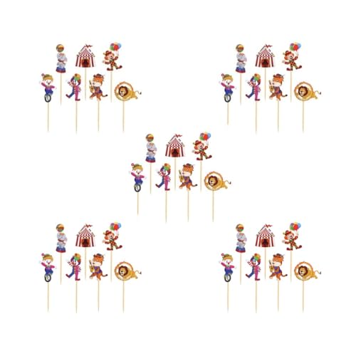 5 Set 7 Stück Happy Birthday Cake Topper für Zirkus Clown Motto Geburtstag Party Kuchen Dekorieren Zubehör Kuchen Dekorieren Werkzeuge Braun 14 cm 5 Set 7 Stück Happy Birthday Cake Topper für Zirkus Clown Motto Geburtstag Party Kuchen Dekorieren Zubehör Kuchen Dekorieren Werkzeuge Braun 14 cm von Mealoodiousmusea