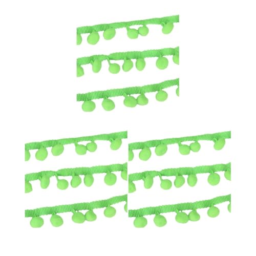 Fransenband zum Nähen, vielseitig einsetzbar, breite Anwendung, 4,5 m, fluoreszierendes Grün, 3 Stück Fransenband zum Nähen, vielseitig einsetzbar, breite Anwendung, 4,5 m, fluoreszierendes Grün, 3 Stück von Mealoodiousmusea