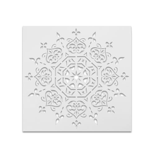 Malschablonen - Sparen Sie Zeit und Ärger mit DIY-Set A3 Poster Druck Harz Poster Drucke Mandala Metall einschließlich Holz, 2-30 * 30 cm von Mealoodiousmusea