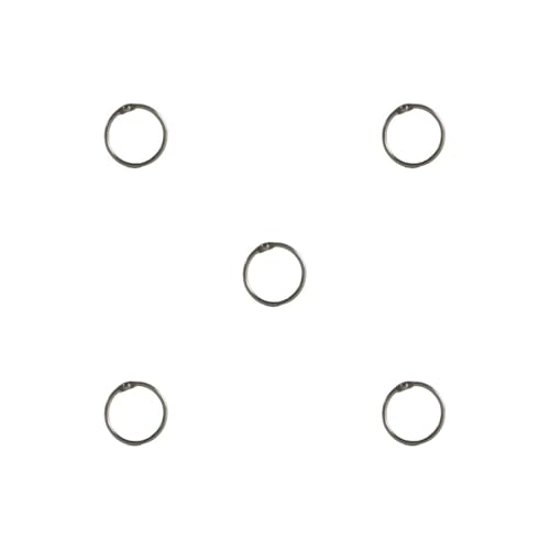 Metall-Binderinge, Kreisöffnung, lose Blätter, Klappkarten, Sammelalbum, Album, Innenmaterial, schwarz, innen 20 mm, 50 Stück Metall-Binderinge, Kreisöffnung, lose Blätter, Klappkarten, Sammelalbum, Album, Innenmaterial, schwarz, innen 20 mm, 50 Stück von Mealoodiousmusea