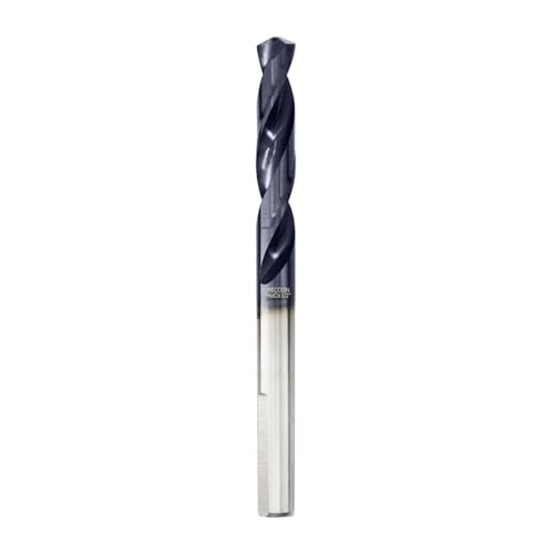 Meccion 1,27 cm (1/2 Zoll) Bohrer mit Titan-Aluminium-Nitrid beschichtet, M35 Kobalt-Hochgeschwindigkeitsstahl, reduzierter Schaft, Bohrer für Metall, Edelstahl, Gusseisen, Kupfer, Aluminium usw. von Meccion