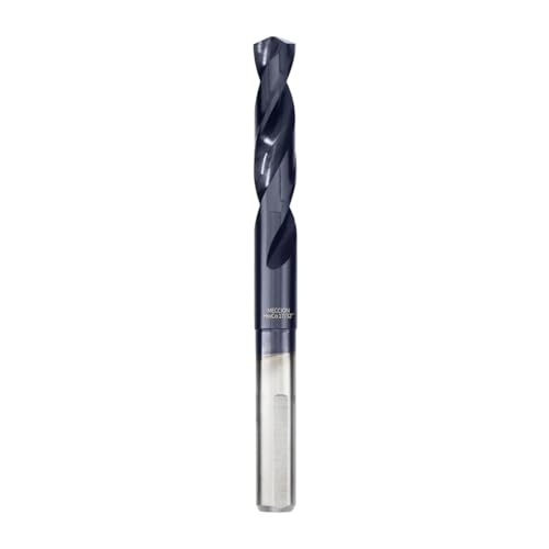 Meccion 17/32 Zoll Bohrer Titan-Aluminium-Nitrid beschichtet, M35 Kobalt-Hochgeschwindigkeitsstahl, reduzierter Schaft, Bohrer für Metall, Edelstahl, Gusseisen, Kupfer, Aluminium usw. von Meccion
