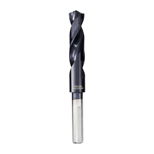 Meccion 45/64 Zoll Bohrer Titan-Aluminium-Nitrid beschichtet, M35 Kobalt-Hochgeschwindigkeitsstahl, reduzierter Schaft, Bohrer für Metall, Edelstahl, Gusseisen, Kupfer, Aluminium usw. Meccion 45/64 Zoll Bohrer Titan-Aluminium-Nitrid beschichtet, M35 Kobalt-Hochgeschwindigkeitsstahl, reduzierter Schaft, Bohrer für Metall, Edelstahl, Gusseisen, Kupfer, Aluminium usw. von Meccion