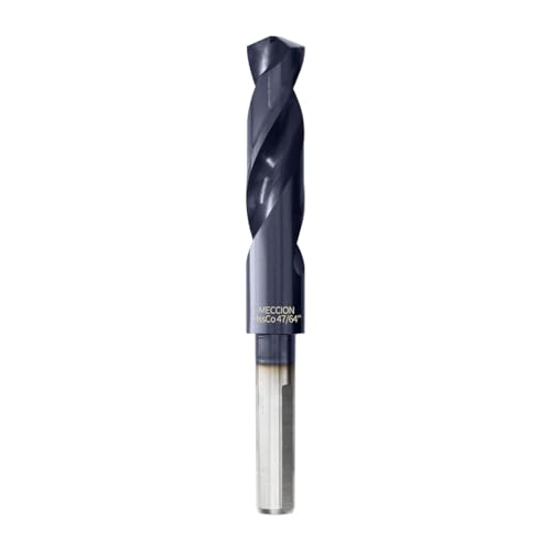 Meccion 47/64 Zoll Bohrer Titan-Aluminium-Nitrid beschichtet, M35 Kobalt-Hochgeschwindigkeitsstahl, reduzierter Schaft, Bohrer für Metall, Edelstahl, Gusseisen, Kupfer, Aluminium usw. Meccion 47/64 Zoll Bohrer Titan-Aluminium-Nitrid beschichtet, M35 Kobalt-Hochgeschwindigkeitsstahl, reduzierter Schaft, Bohrer für Metall, Edelstahl, Gusseisen, Kupfer, Aluminium usw. von Meccion