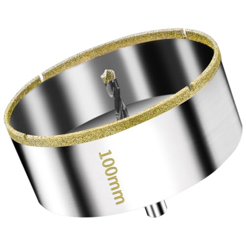 Meccion Diamant Lochsäge mit Zentrierbohrer 100mm Professionellen Diamant Kernlochbohrer für Glas, Fliesen, Porzellan, Keramik, Quarzit, Marmor Meccion Diamant Lochsäge mit Zentrierbohrer 100mm Professionellen Diamant Kernlochbohrer für Glas, Fliesen, Porzellan, Keramik, Quarzit, Marmor von Meccion