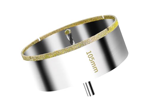 Meccion Diamant Lochsäge mit Zentrierbohrer 105mm Professionellen Diamant Kernlochbohrer für Glas, Fliesen, Porzellan, Keramik, Quarzit, Marmor Meccion Diamant Lochsäge mit Zentrierbohrer 105mm Professionellen Diamant Kernlochbohrer für Glas, Fliesen, Porzellan, Keramik, Quarzit, Marmor von Meccion