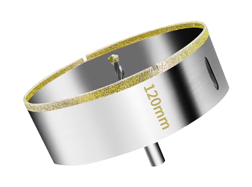 Meccion Diamant Lochsäge mit Zentrierbohrer 120mm Professionellen Diamant Kernlochbohrer für Glas, Fliesen, Porzellan, Keramik, Quarzit, Marmor Meccion Diamant Lochsäge mit Zentrierbohrer 120mm Professionellen Diamant Kernlochbohrer für Glas, Fliesen, Porzellan, Keramik, Quarzit, Marmor von Meccion