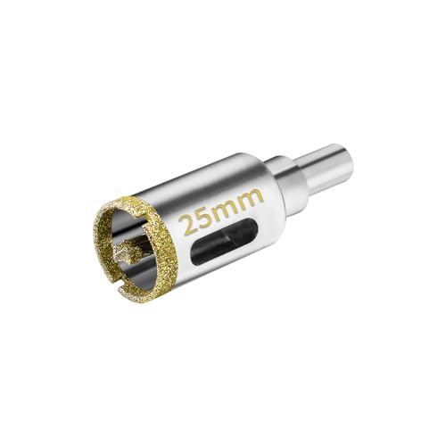 Meccion Diamant Lochsäge mit Zentrierbohrer 25mm Professionellen Diamant Kernlochbohrer für Glas, Fliesen, Porzellan, Keramik, Quarzit, Marmor Meccion Diamant Lochsäge mit Zentrierbohrer 25mm Professionellen Diamant Kernlochbohrer für Glas, Fliesen, Porzellan, Keramik, Quarzit, Marmor von Meccion
