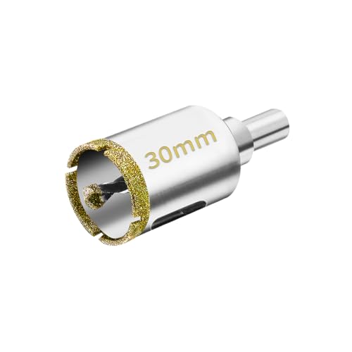 Meccion Diamant Lochsäge mit Zentrierbohrer 30mm Professionellen Diamant Kernlochbohrer für Glas, Fliesen, Porzellan, Keramik, Quarzit, Marmor Meccion Diamant Lochsäge mit Zentrierbohrer 30mm Professionellen Diamant Kernlochbohrer für Glas, Fliesen, Porzellan, Keramik, Quarzit, Marmor von Meccion