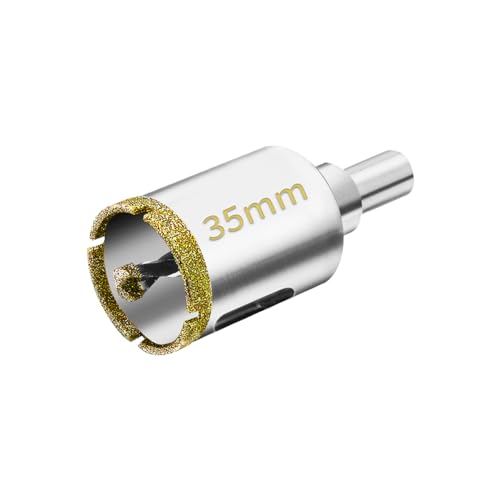 Meccion Diamant Lochsäge mit Zentrierbohrer 35mm Professionellen Diamant Kernlochbohrer für Glas, Fliesen, Porzellan, Keramik, Quarzit, Marmor Meccion Diamant Lochsäge mit Zentrierbohrer 35mm Professionellen Diamant Kernlochbohrer für Glas, Fliesen, Porzellan, Keramik, Quarzit, Marmor von Meccion
