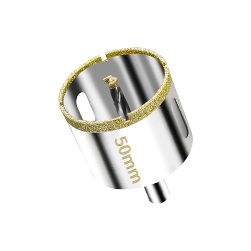 Meccion Diamant Lochsäge mit Zentrierbohrer 50mm Professionellen Diamant Kernlochbohrer für Glas, Fliesen, Porzellan, Keramik, Quarzit, Marmor Meccion Diamant Lochsäge mit Zentrierbohrer 50mm Professionellen Diamant Kernlochbohrer für Glas, Fliesen, Porzellan, Keramik, Quarzit, Marmor von Meccion