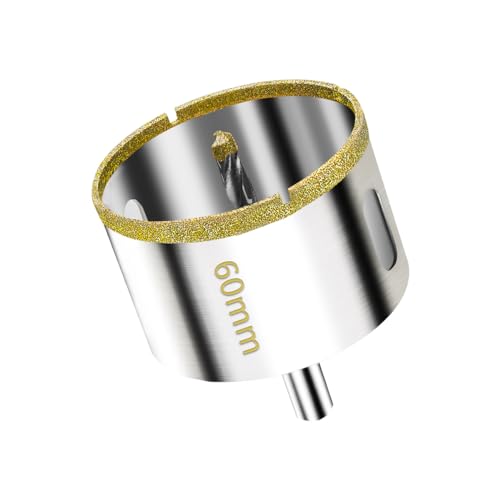 Meccion Diamant Lochsäge mit Zentrierbohrer 60mm Professionellen Diamant Kernlochbohrer für Glas, Fliesen, Porzellan, Keramik, Quarzit, Marmor Meccion Diamant Lochsäge mit Zentrierbohrer 60mm Professionellen Diamant Kernlochbohrer für Glas, Fliesen, Porzellan, Keramik, Quarzit, Marmor von Meccion