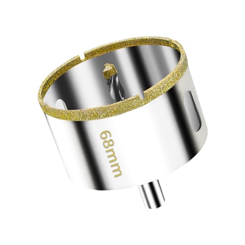 Meccion Diamant Lochsäge mit Zentrierbohrer 68mm Professionellen Diamant Kernlochbohrer für Glas, Fliesen, Porzellan, Keramik, Quarzit, Marmor Meccion Diamant Lochsäge mit Zentrierbohrer 68mm Professionellen Diamant Kernlochbohrer für Glas, Fliesen, Porzellan, Keramik, Quarzit, Marmor von Meccion