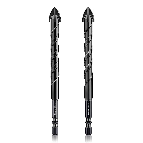 Meccion Fliesenbohrer 2tlg. 14mm Glasbohrer Professionell Kreuz Wolframkarbid Bohrer für Fliesen, Keramik, Mauerwerk, Glas, Kunststoff, Holz, Porzellan, Weichmetall Meccion Fliesenbohrer 2tlg. 14mm Glasbohrer Professionell Kreuz Wolframkarbid Bohrer für Fliesen, Keramik, Mauerwerk, Glas, Kunststoff, Holz, Porzellan, Weichmetall von Meccion