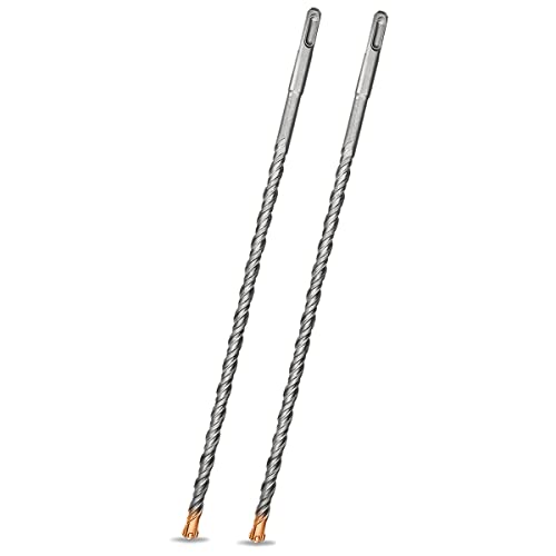 Meccion SDS Plus Hammerbohrer 10mm x 350mm x 2pcs, Professionell Betonbohrer mit 4 Hartmetall Schneiden, Ideal zum Bohren in Stein, Beton, Naturstein, Ziegelmauer Meccion SDS Plus Hammerbohrer 10mm x 350mm x 2pcs, Professionell Betonbohrer mit 4 Hartmetall Schneiden, Ideal zum Bohren in Stein, Beton, Naturstein, Ziegelmauer von Meccion