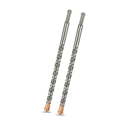 Meccion SDS Plus Hammerbohrer 12mm x 200mm x 2pcs Professionell Betonbohrer mit 4 Hartmetall Schneiden, Ideal zum Bohren in Stein, Beton, Naturstein, Ziegelmauer Meccion SDS Plus Hammerbohrer 12mm x 200mm x 2pcs Professionell Betonbohrer mit 4 Hartmetall Schneiden, Ideal zum Bohren in Stein, Beton, Naturstein, Ziegelmauer von Meccion