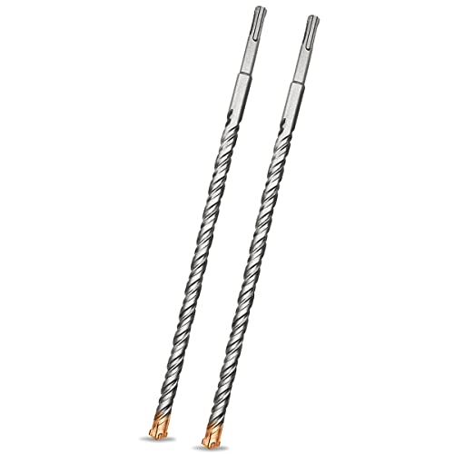 Meccion SDS Plus Hammerbohrer 12mm x 350mm x 2pcs, Professionell Betonbohrer mit 4 Hartmetall Schneiden, Ideal zum Bohren in Stein, Beton, Naturstein, Ziegelmauer Meccion SDS Plus Hammerbohrer 12mm x 350mm x 2pcs, Professionell Betonbohrer mit 4 Hartmetall Schneiden, Ideal zum Bohren in Stein, Beton, Naturstein, Ziegelmauer von Meccion