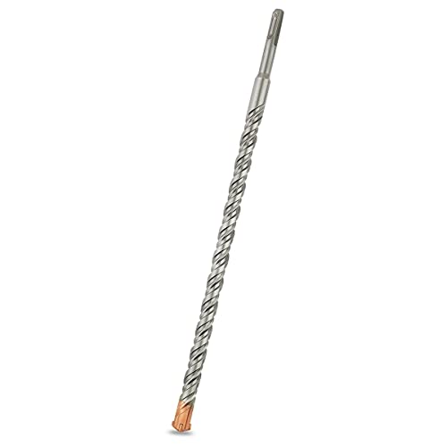 Meccion SDS Plus Hammerbohrer 16mm x 350mm, Professionell Betonbohrer mit 4 Hartmetall Schneiden, Ideal zum Bohren in Stein, Beton, Naturstein, Ziegelmauer von Meccion