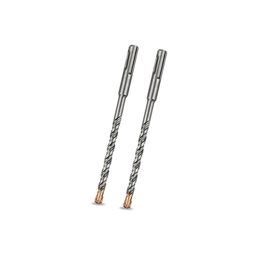 Meccion SDS Plus Hammerbohrer 8mm x 160mm x 2pcs Professionell Betonbohrer mit 4 Hartmetall Schneiden, Ideal zum Bohren in Stein, Beton, Naturstein, Ziegelmauer von Meccion