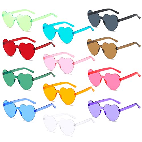 Herz Sonnenbrille, 12 Stück Herzbrille, Sonnenbrille Herzform, Partybrillen, Bunte Sonnenbrillen, Herz Sonnenbrille, Lustige Brille Herzbrillen Foto Requisiten für Hochzeiten Valentinstag Maskerade Herz Sonnenbrille, 12 Stück Herzbrille, Sonnenbrille Herzform, Partybrillen, Bunte Sonnenbrillen, Herz Sonnenbrille, Lustige Brille Herzbrillen Foto Requisiten für Hochzeiten Valentinstag Maskerade von Mecctuck