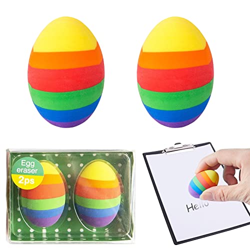 2 Stück Radiergummi Ostern, Radiergummi Kinder Radierer, Radiergummi Bunt Weicher 2B Radiergummi Osterei Geschenk Kinder Geburtstag Party Mitgebsel, Radierer Geeignet für Schule, Gemälden, Künsten 2 Stück Radiergummi Ostern, Radiergummi Kinder Radierer, Radiergummi Bunt Weicher 2B Radiergummi Osterei Geschenk Kinder Geburtstag Party Mitgebsel, Radierer Geeignet für Schule, Gemälden, Künsten von Mecctuck