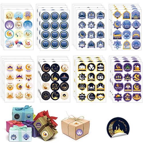 32 Blätter Eid Mubarak Aufkleber, Ramadan Aufkleber, 384 Dots Runde Geschenke Verpackung Aufkleber, Selbstklebende Siegelaufkleber Süßigkeitstüten Aufkleber, DIY Geschenke für Eid Mubarak Muslim Party 32 Blätter Eid Mubarak Aufkleber, Ramadan Aufkleber, 384 Dots Runde Geschenke Verpackung Aufkleber, Selbstklebende Siegelaufkleber Süßigkeitstüten Aufkleber, DIY Geschenke für Eid Mubarak Muslim Party von Mecctuck