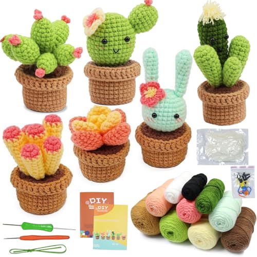 Mecctuck 6 Häkelset für Anfänger, Crochet Set, Wolle zum Häkeln, Häkeln für Anfänger, Wolle zum Stricken für DIY-Handarbeiten mit Häkelnadeln, Häkel Set Anfänger, Häkelset mit Tutorial und Anleitung Mecctuck 6 Häkelset für Anfänger, Crochet Set, Wolle zum Häkeln, Häkeln für Anfänger, Wolle zum Stricken für DIY-Handarbeiten mit Häkelnadeln, Häkel Set Anfänger, Häkelset mit Tutorial und Anleitung von Mecctuck