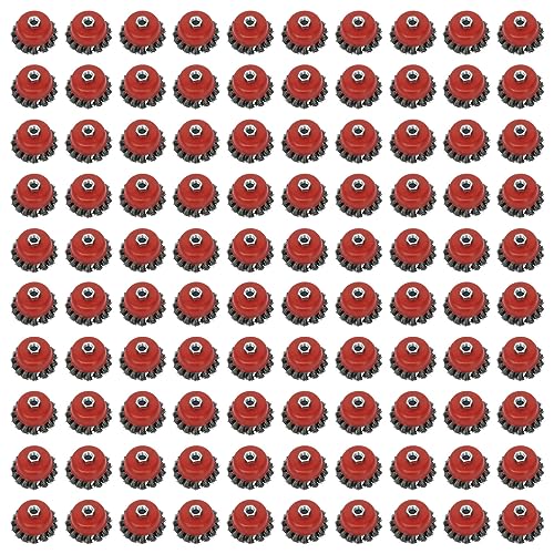 100PCS 3 Zoll Drahtbürsten-Set aus Stahl für Winkelschleifer, Rostentfernung und Polieren, Praktisch und Effizient, Geeignet für Metall und Holz 100PCS 3 Zoll Drahtbürsten-Set aus Stahl für Winkelschleifer, Rostentfernung und Polieren, Praktisch und Effizient, Geeignet für Metall und Holz von MechKit