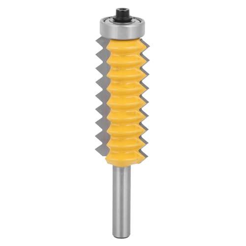 8-Schaft-Holzbearbeitungsfräser, Schienen-Stil-Fräser, Linienwellen-Holzfräsmesser für präzises Schneiden von Holzarbeiten (Multitooth Tenon und Gelenkmesser 8x55) von MechKit
