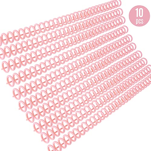 Kunststoffbindungsringe 30 Loch Lösche Blattbindemittel Kämme für DIY Paper Notebook Office School Lieferungen schwarz 10pcs (10pcs) von MechKit