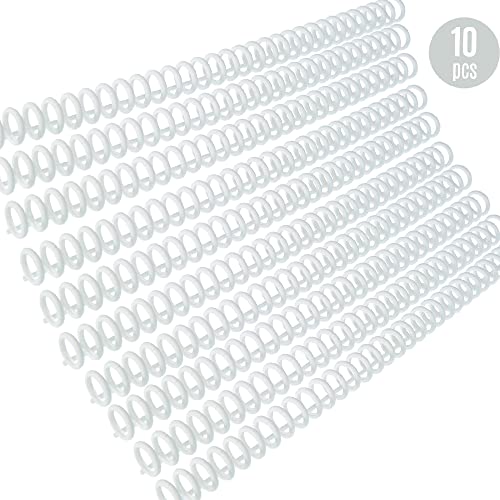 Kunststoffbindungsringe 30 Loch Lösche Blattbindemittel Kämme für DIY Paper Notebook Office School Lieferungen schwarz 10pcs (10pcs) von MechKit