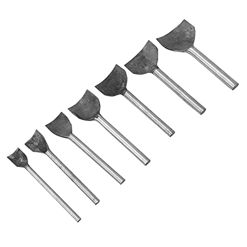 Leder -Bastelloch -Loch -Werkzeug Haltbarer Premium -Stahl -Halbkreis Puncher für DIY -Handwerk (15-45 mm7 Stück Set) von MechKit