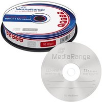 10 MediaRange CD-RW 700 MB wiederbeschreibbar von MediaRange