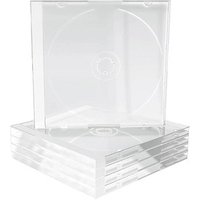 MediaRange 1er CD-/DVD-Hüllen Jewel Cases transparent, 5 St. von MediaRange