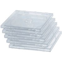 MediaRange 2er CD-/DVD-Hüllen Jewel Cases transparent, 5 St. von MediaRange