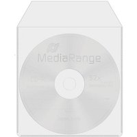 MediaRange 1er CD-/DVD-Hüllen CD-Folien-Tasche transparent, 50 St. von MediaRange